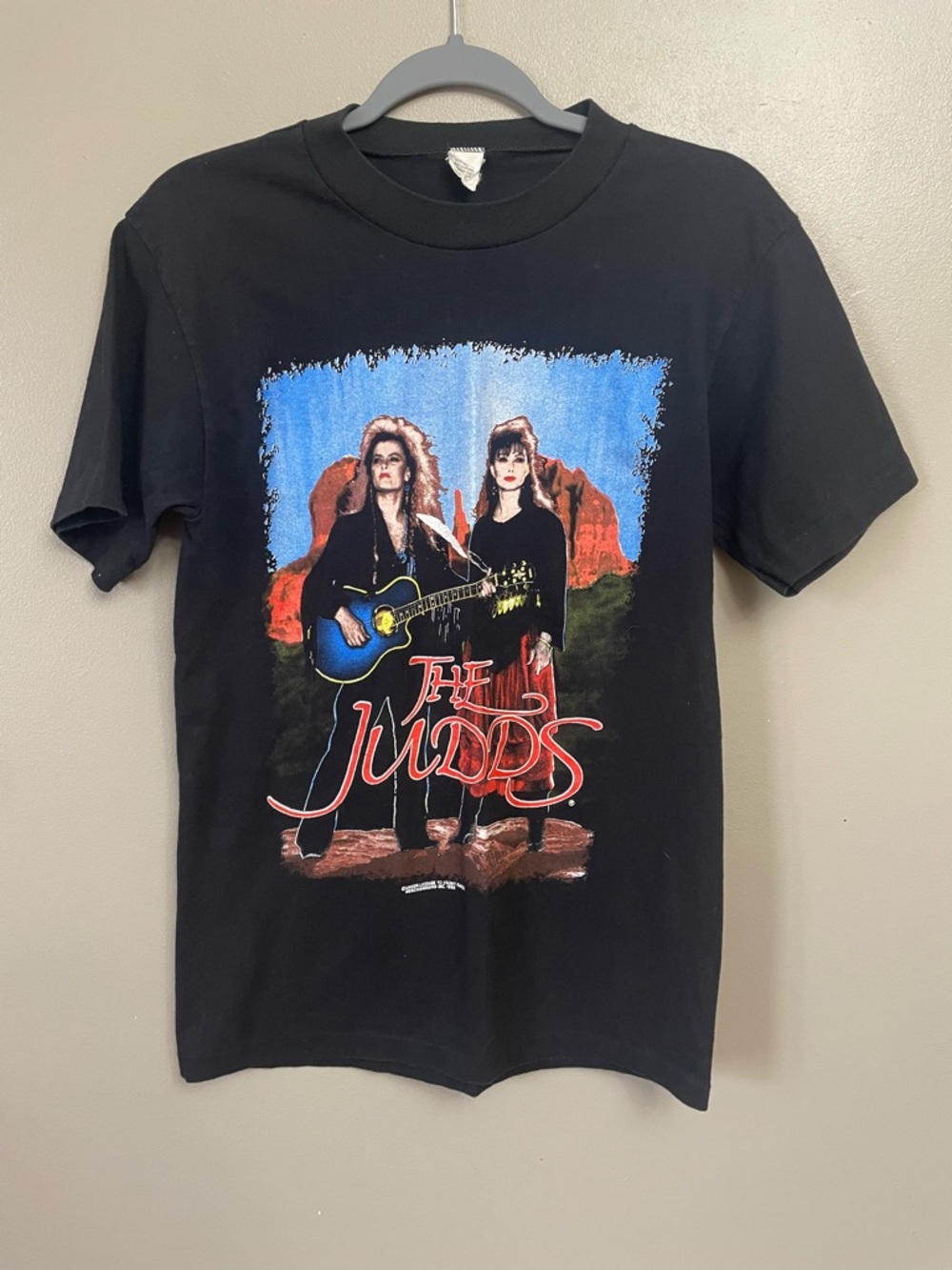 VTG '90 The Judds Farewell Tour Tee Shirt Black Medium Single Stitch Made USA